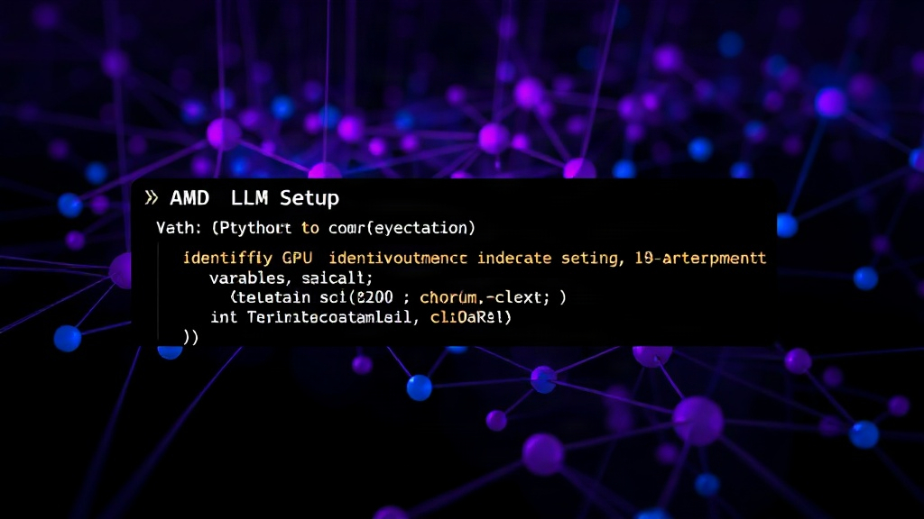 Python script execution output showing ROCmFix identifying GPU and setting environment variables