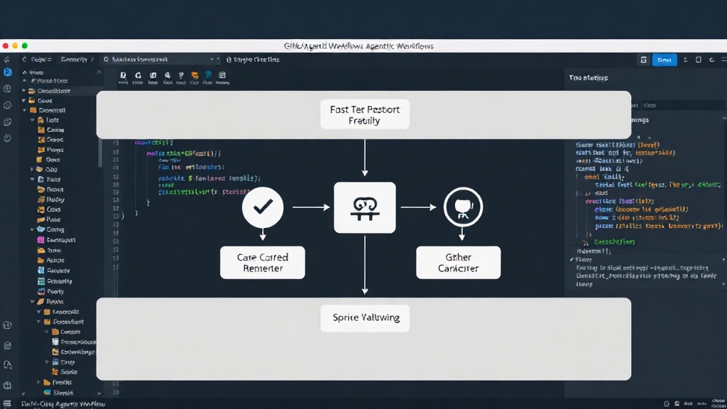Diagram illustrating the components of GitHub Agentic Workflows