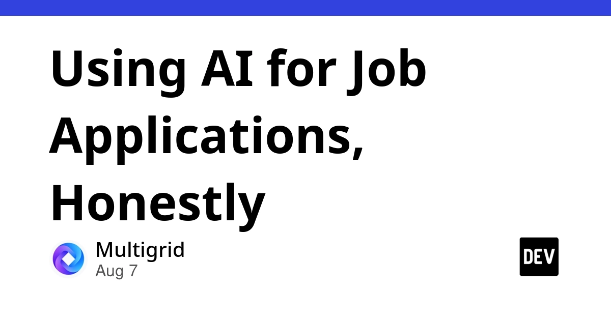 AI in Job Applications: Use as a Tool, Not a Truth-Teller