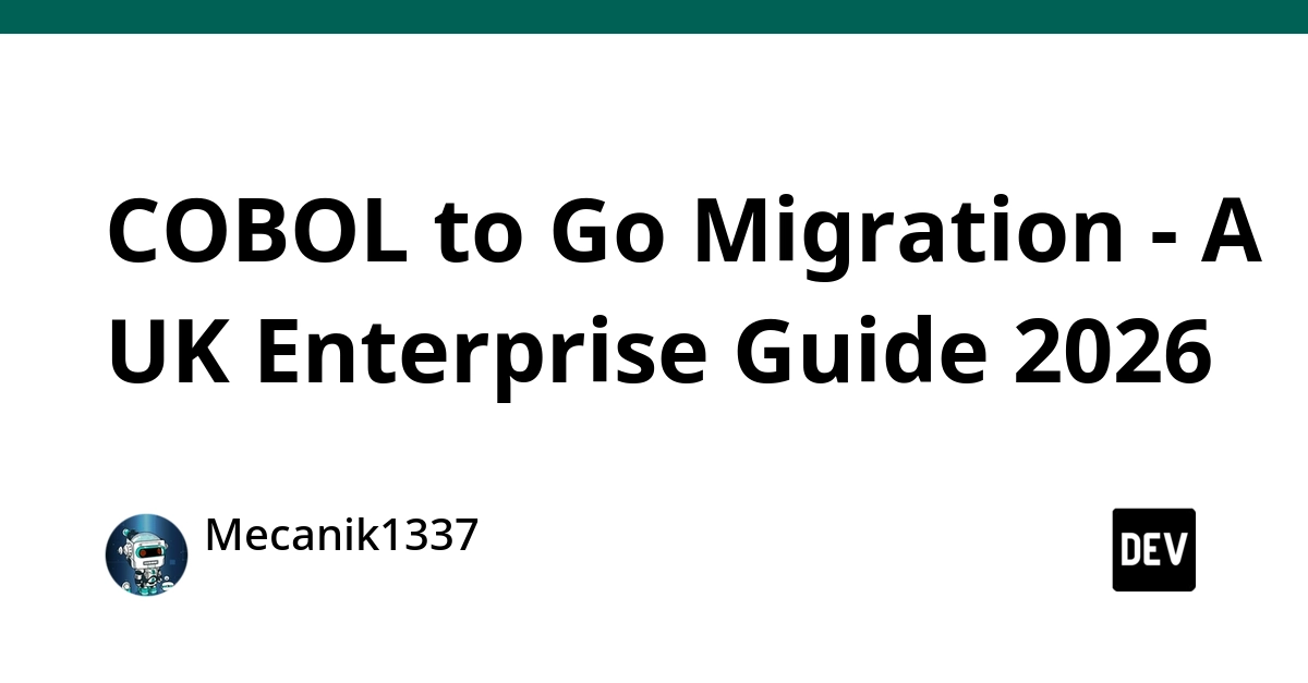 COBOL to Go Migration: UK Enterprises Eye Simplicity and Speed
