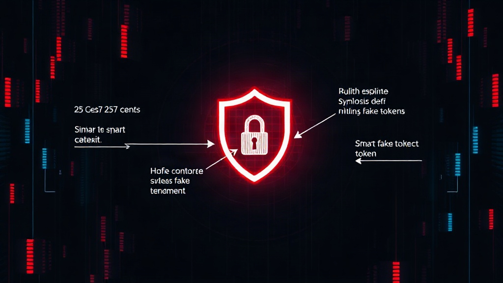 Diagram illustrating the flow of a smart contract exploit involving minting fake tokens.