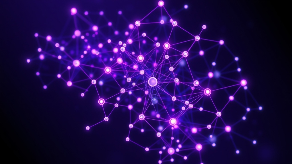 Visual representation of a knowledge graph with entities and relationships