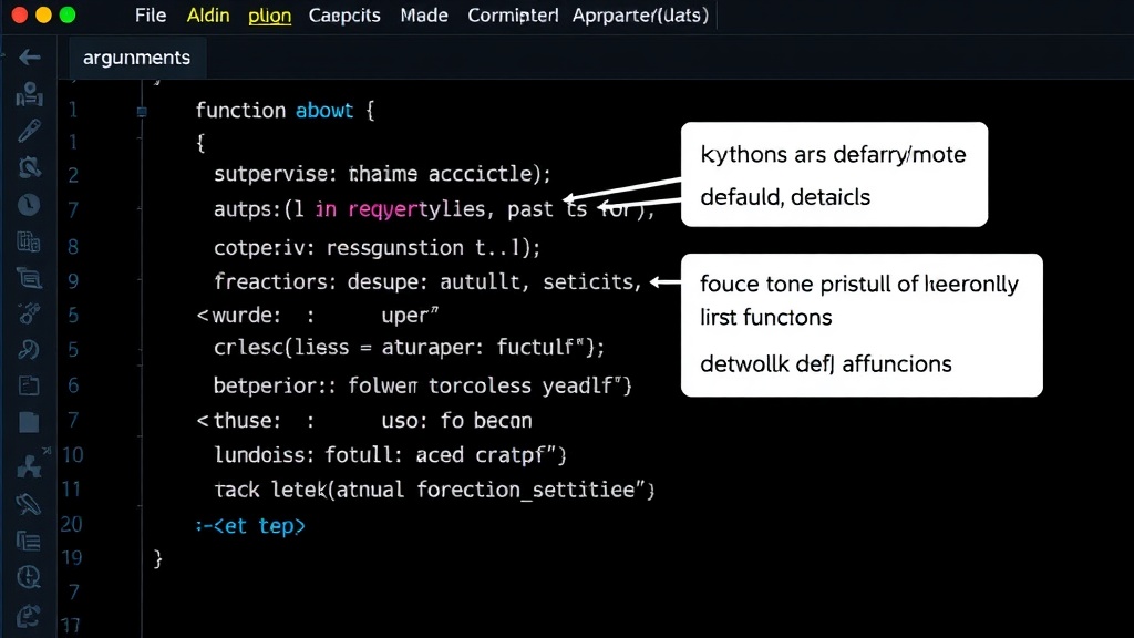 Python code snippet demonstrating default and keyword-only arguments in function definition