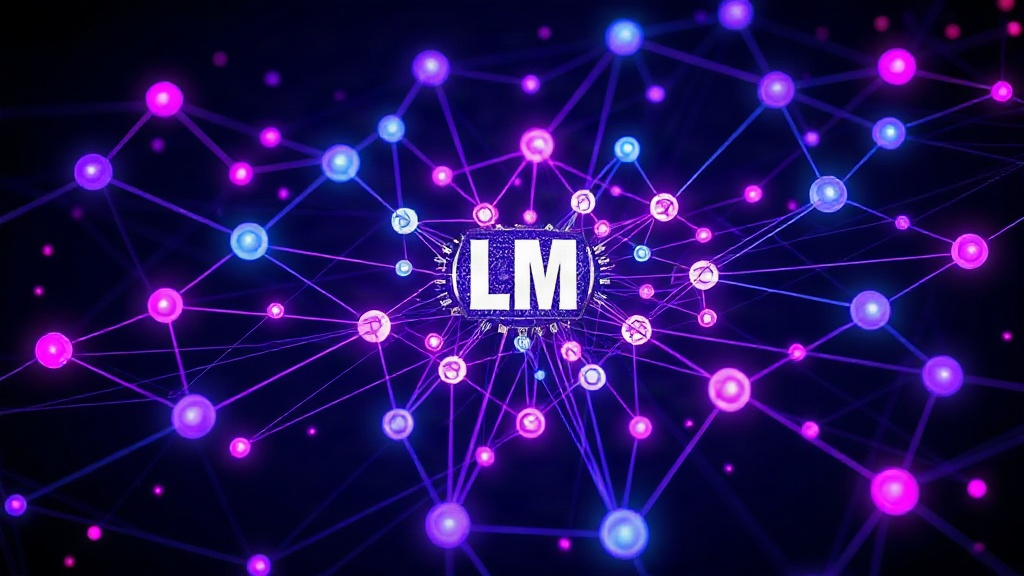 Conceptual diagram showing LLM components being reassembled from fragmented data.