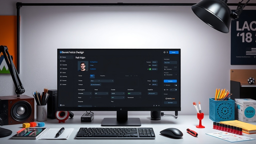 ElevenLabs interface showing Voice Design parameters for character creation