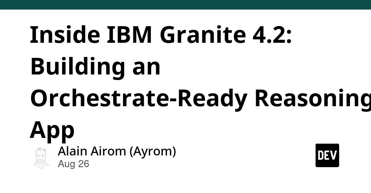 IBM Granite 4.2: Orchestrate-Ready Reasoning Apps for Enterprise