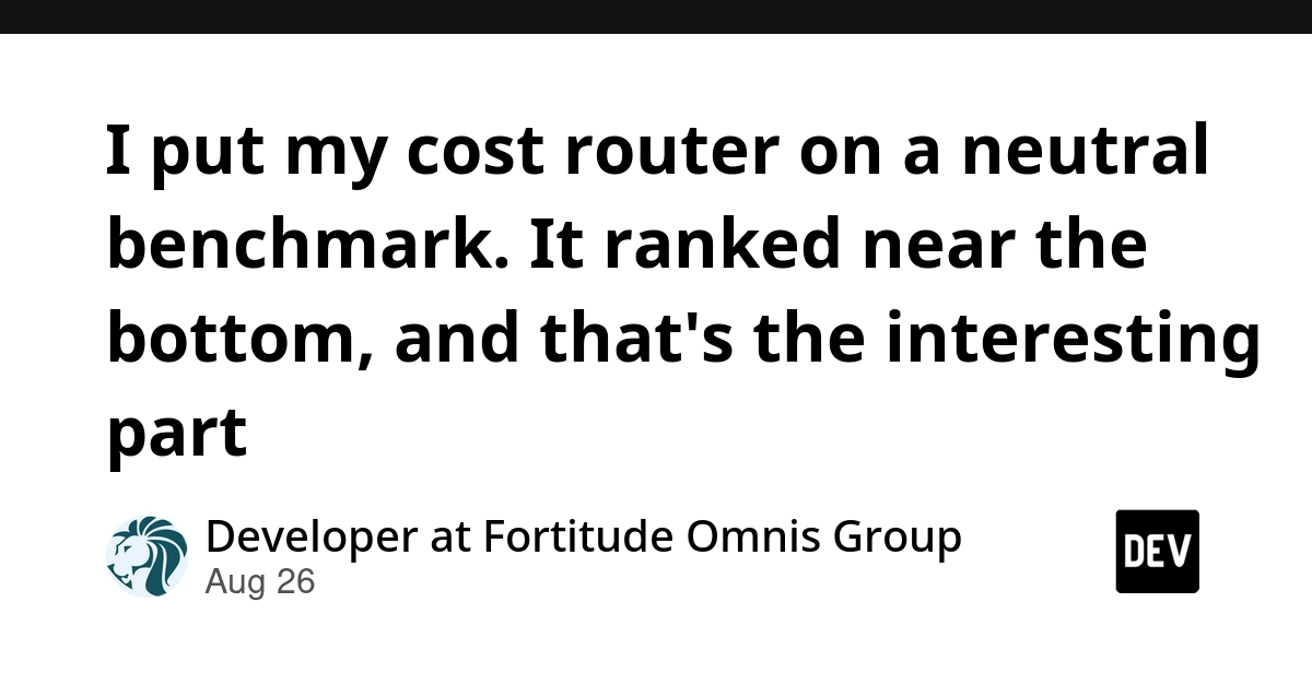 Cost Router Benchmarking Reveals Significant Savings Potential