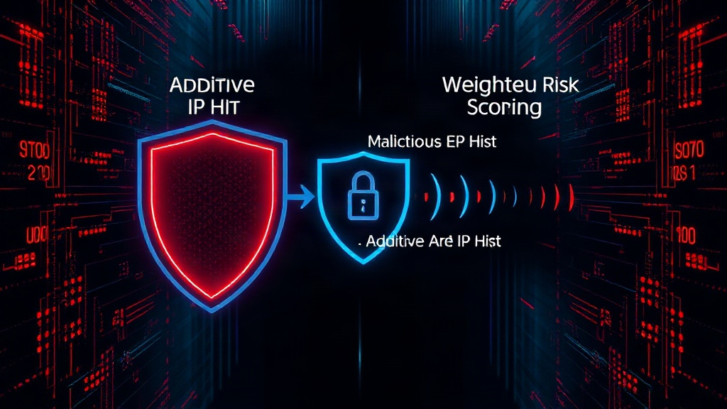 Diagram illustrating the difference between additive and weighted risk scoring models
