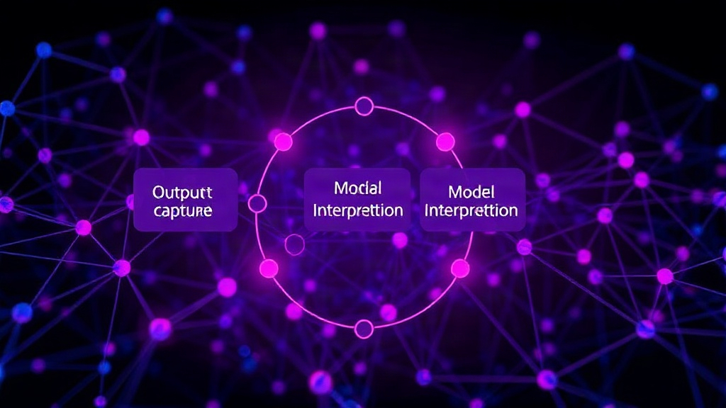 Diagram illustrating the cycle of AI memory reinforcement: output capture, retrieval, model interpretation, and justification.