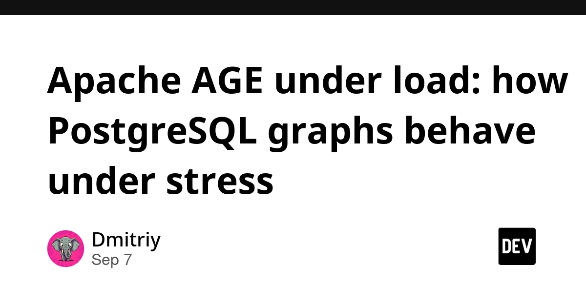 Apache AGE Benchmarking Reveals Performance Bottlenecks in PostgreSQL Graphs
