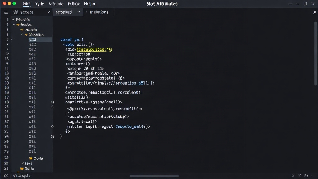 Vitemple code example showing slot attribute usage for component inclusion