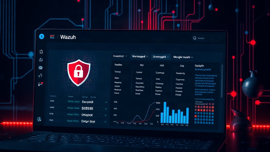 Wazuh dashboard displaying a comprehensive inventory of managed and unmanaged network assets