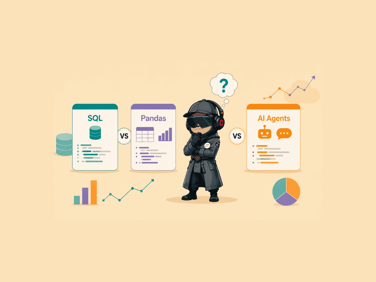 SQL, Pandas, and AI Agents Compared for Analytics Performance