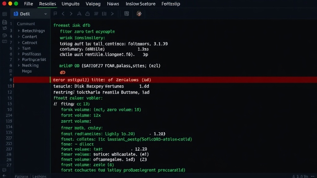 Terminal output showing dd command filling a disk volume with zero bytes