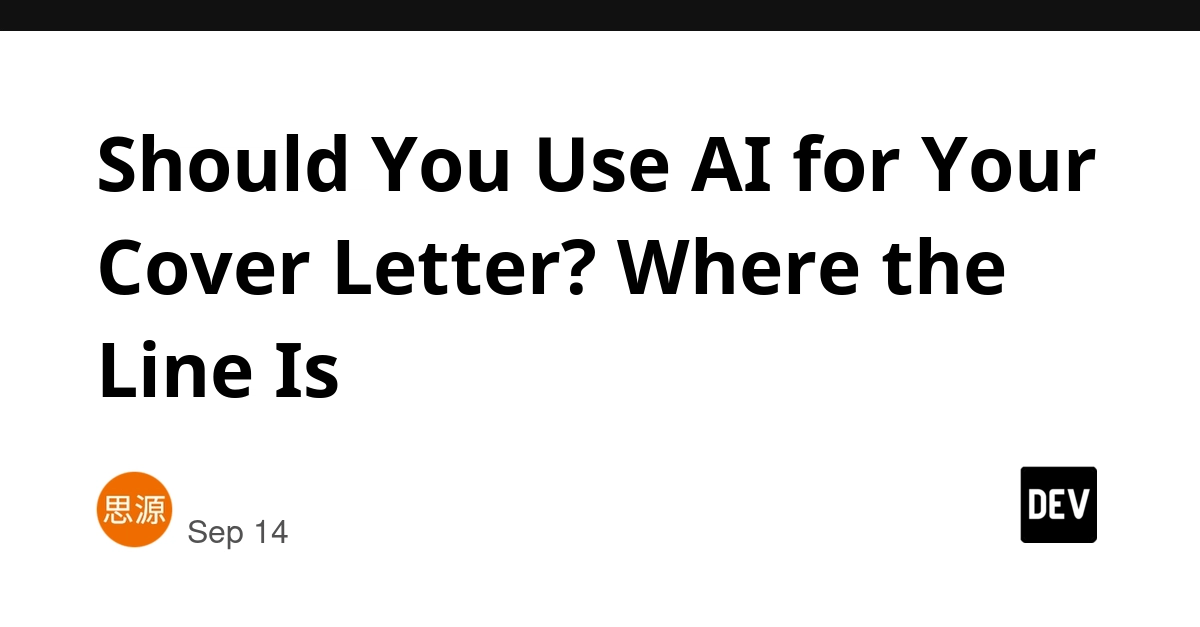 AI Cover Letters: Use for Structure, Not Claims