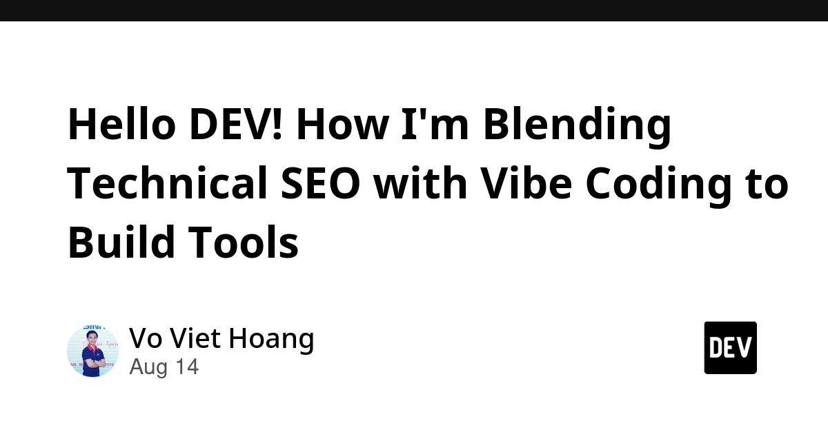 Hoang Blends Technical SEO with AI for Custom Web Tool Development