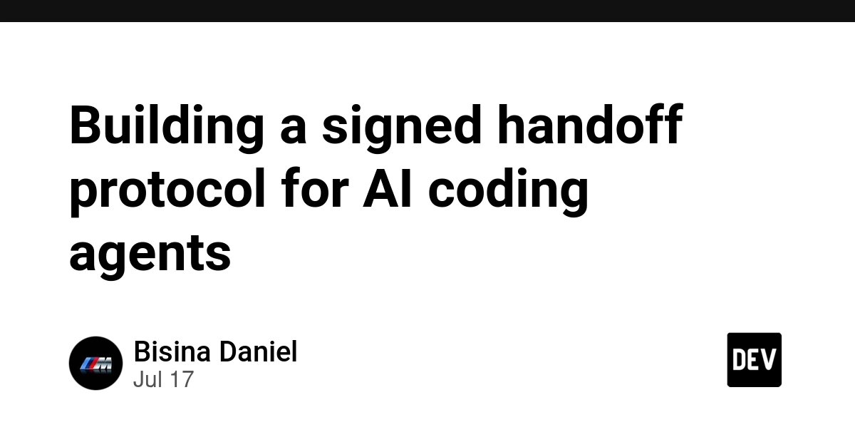AI Coding Agents Get State: Relay Protocol Manages Context Handoffs