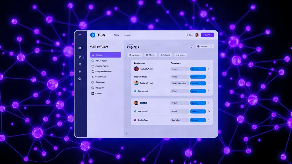 Tiun. platform dashboard showing user authentication and billing plan configurations.