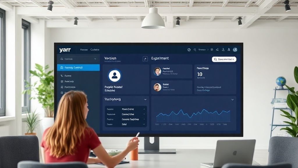 Yarr interface showing AI model version control and experiment tracking dashboard