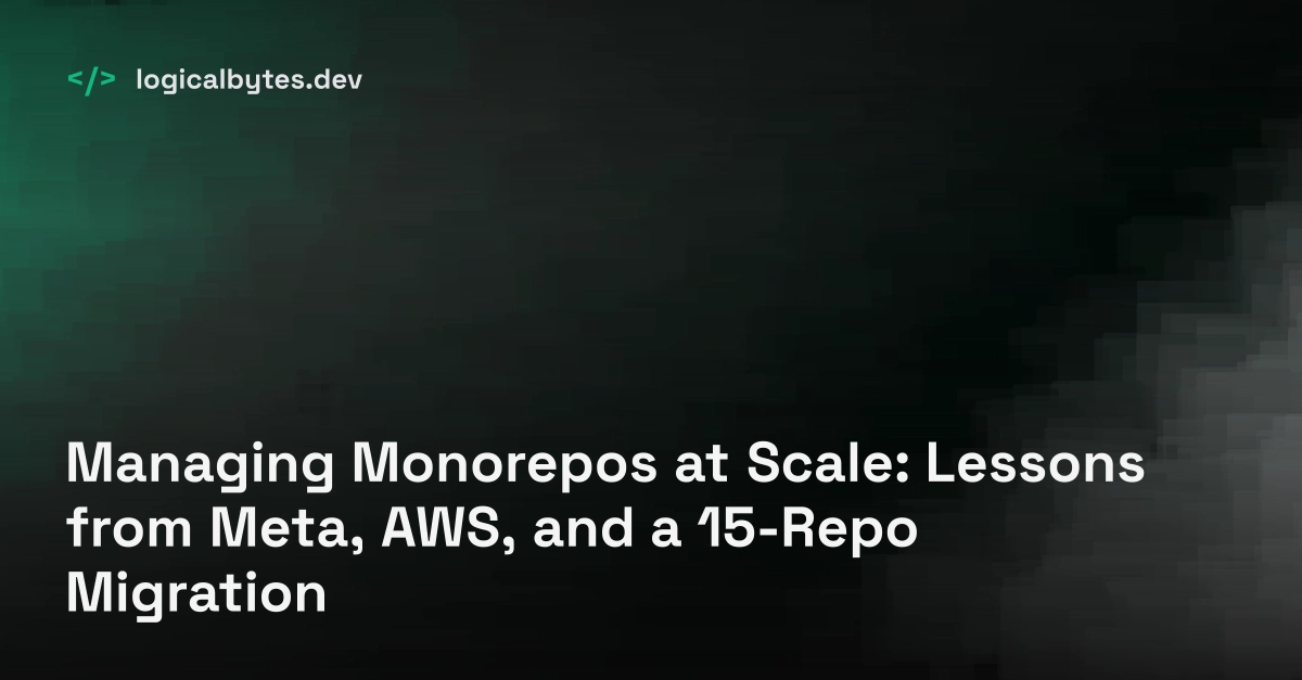 Monorepo vs. Polyrepo: Meta, AWS, and a 15-Repo Migration
