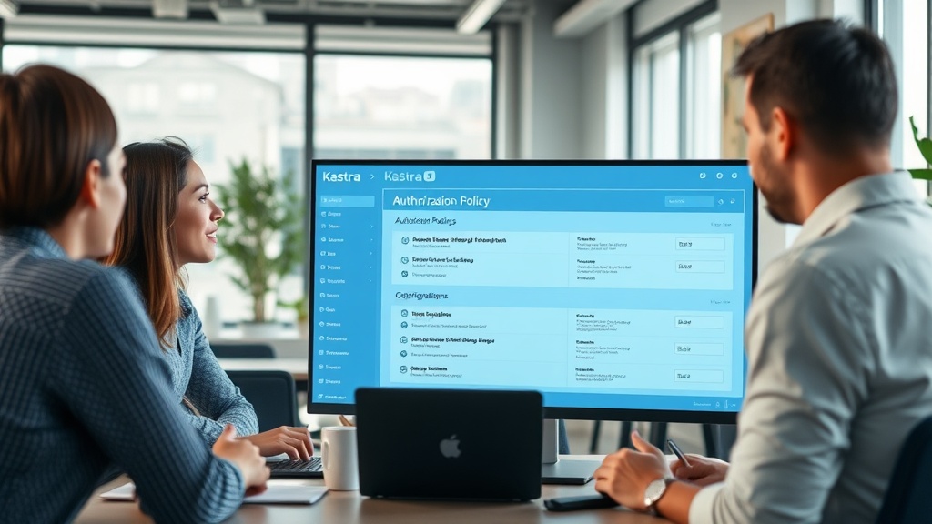 Kastra product dashboard showing authorization policy configurations for AI models