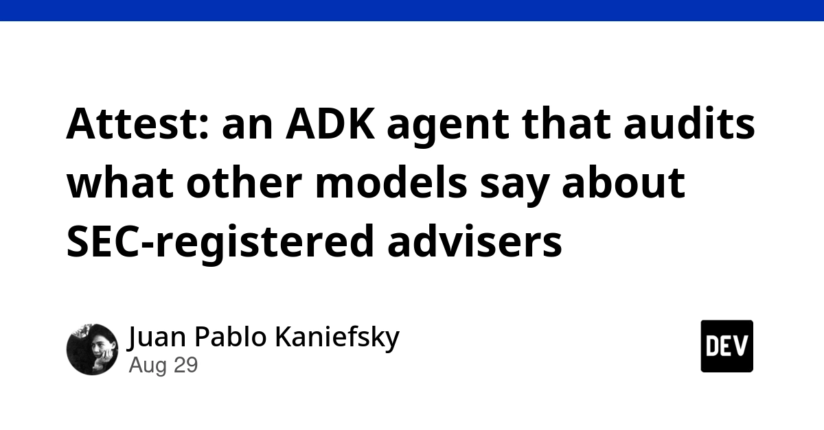 Attest Audits AI Claims About SEC-Registered Advisers