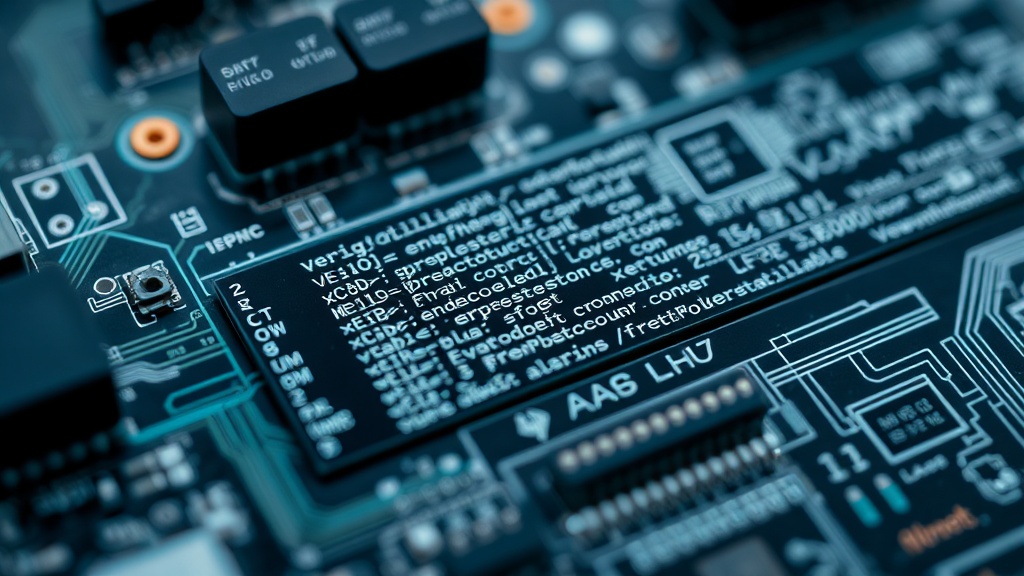 Verilog code snippet illustrating a critical module within the ASIC's design