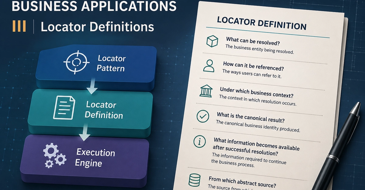 Locator Definitions: Decoupling Business References from Implementation