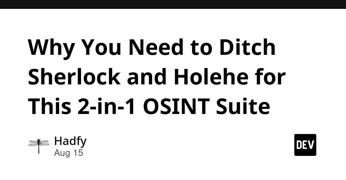 user-scanner Replaces Sherlock and Holehe for Unified OSINT