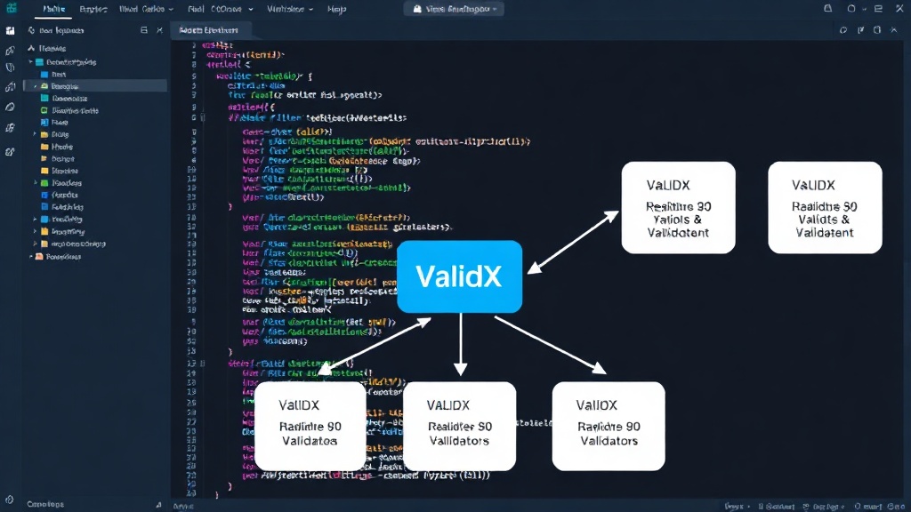 Diagram illustrating ValidX's integration with JSR-380 standards for data validation