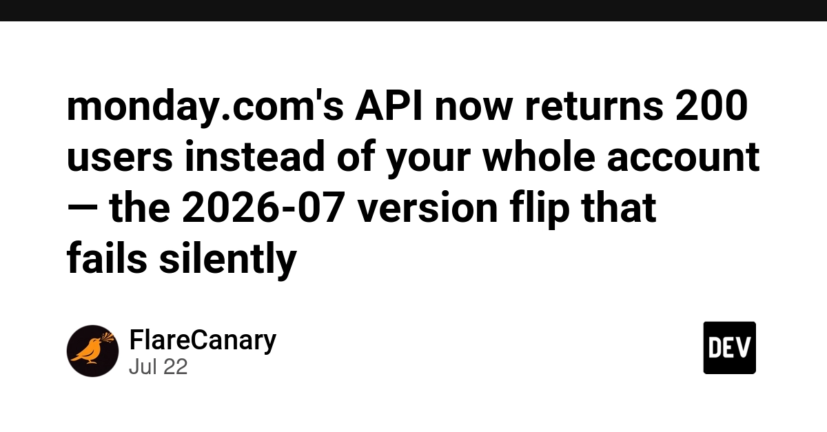 monday.com API Silent Failure: 200 Users Instead of All