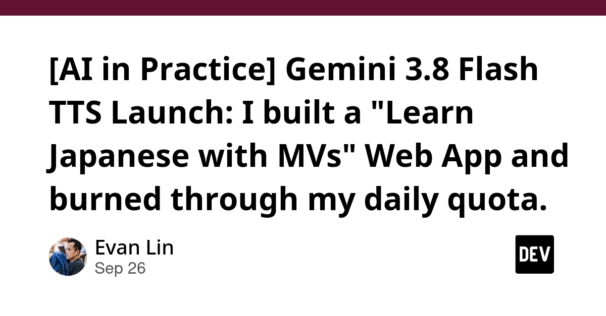 Gemini 3.8 Flash TTS Launches, Enabling Fine-Grained Pronunciation Control