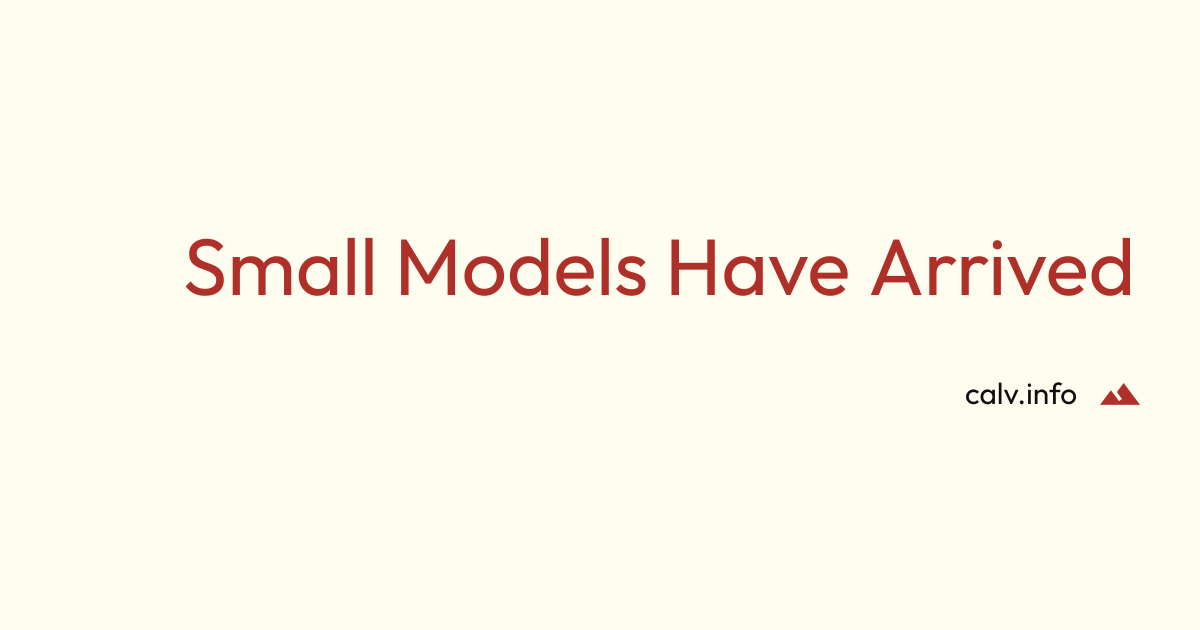 Small AI Models Gain Traction, Challenging Large Model Dominance