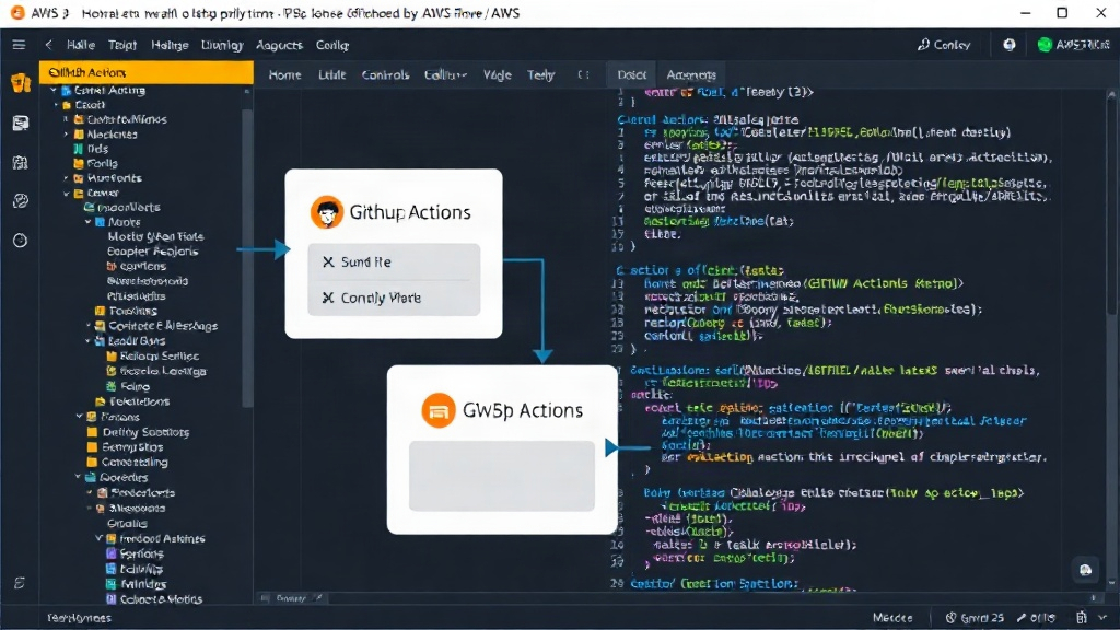 Diagram illustrating the OIDC flow between GitHub Actions and AWS IAM roles