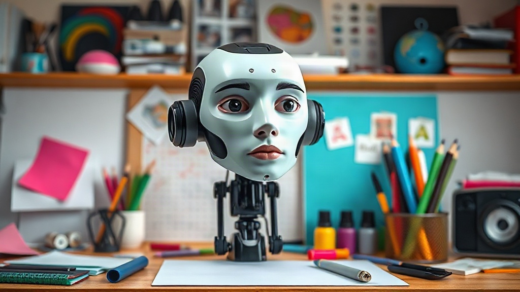 An AI agent's self-description of its appearance and chosen name