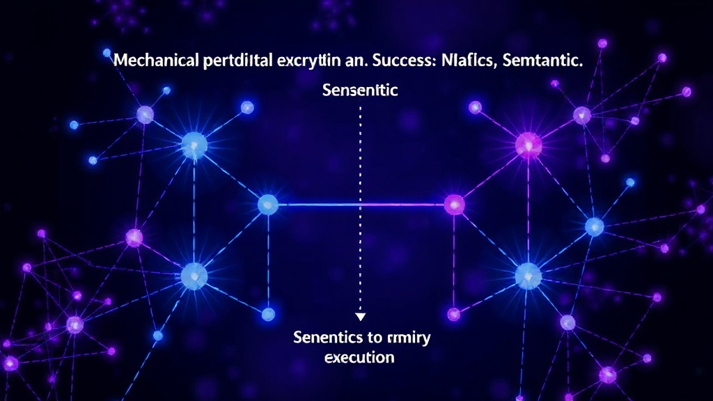 Diagram illustrating the difference between AI mechanical execution and semantic truth in memory retrieval