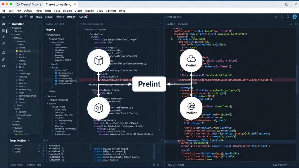 Conceptual diagram of Prelint integrating into a CI/CD pipeline.