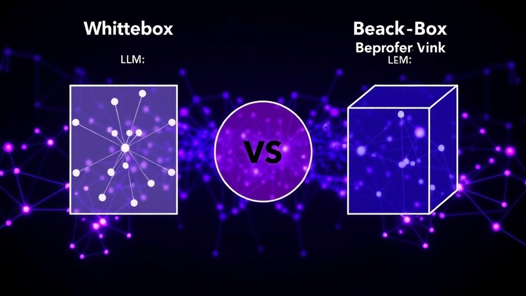 Diagram illustrating whitebox vs. blackbox LLM confidence estimation approaches