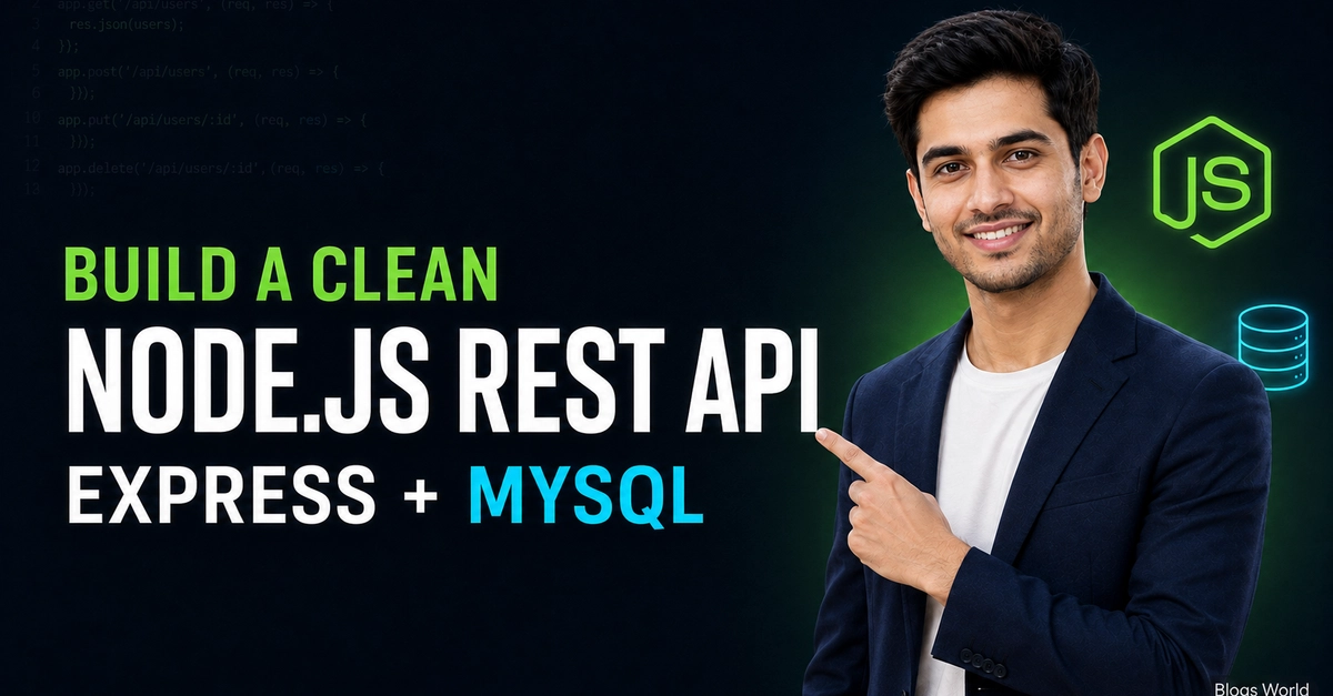 Node.js CRUD API: Express, MySQL, and Maintainability