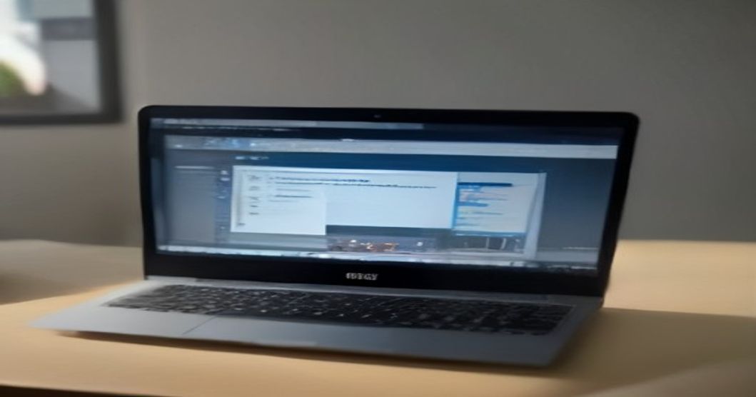 Developer debugging code on a laptop screen showing login interface