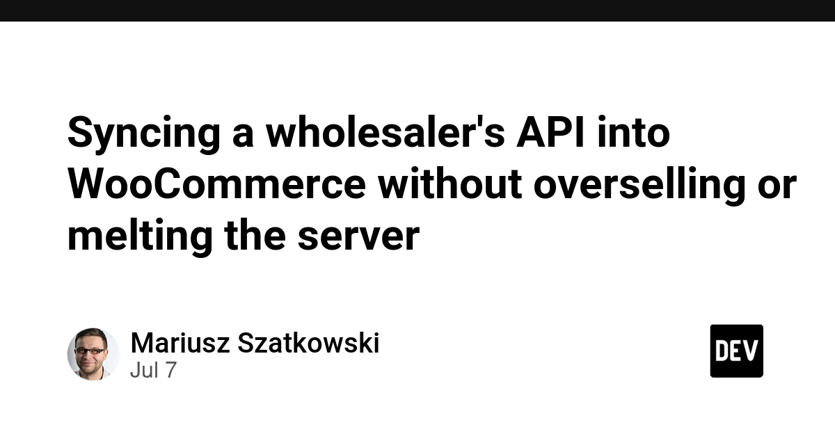 WooCommerce Sync: Avoid Overselling and Server Meltdowns