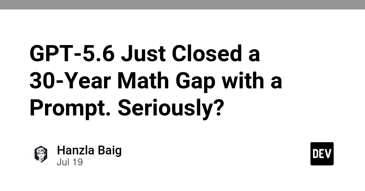 GPT-5.6 Prompt Solves 30-Year Convex Optimization Problem