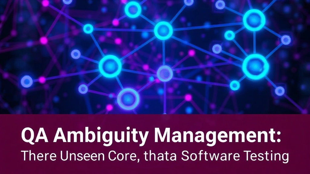 A flowchart illustrating the reduction of ambiguity in a QA process