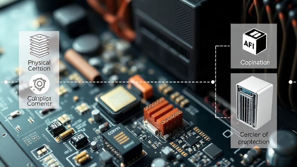 Diagram illustrating the physical components of an AI data center, from servers to cooling systems.