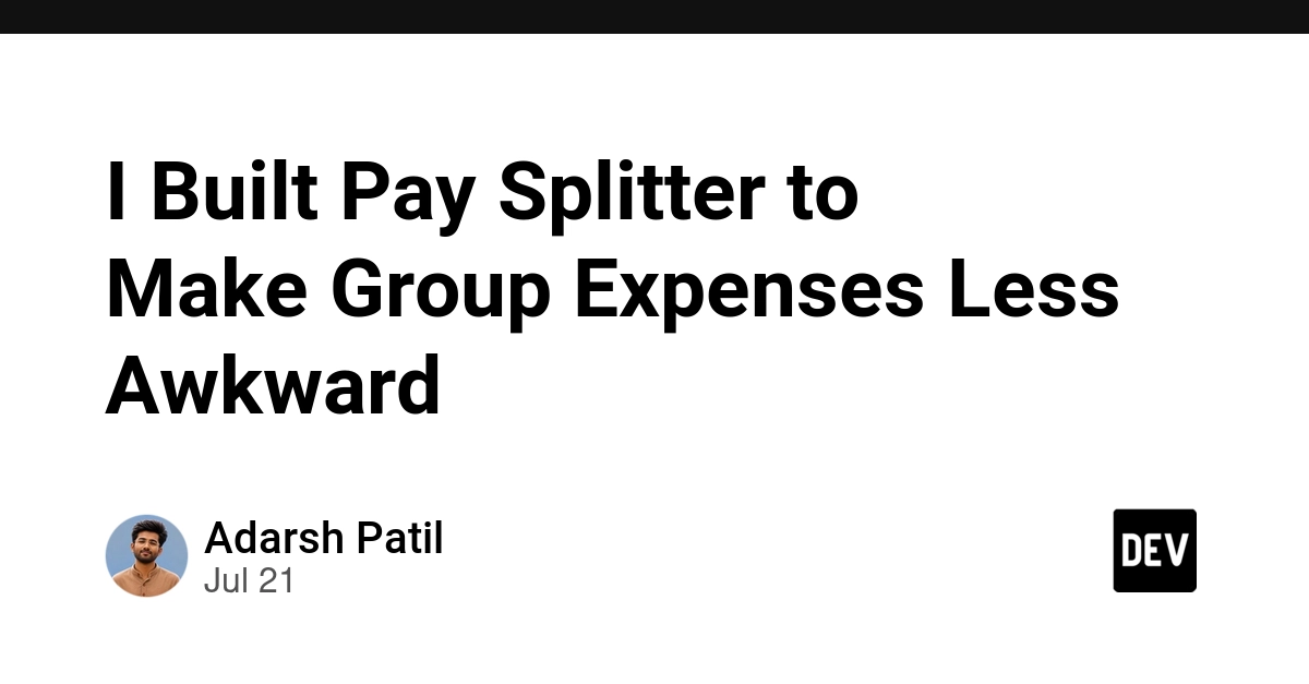 Pay Splitter App Aims to End Group Expense Awkwardness