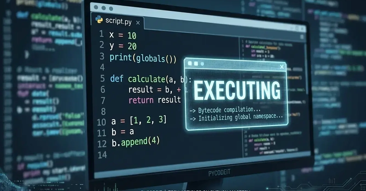 Python Execution Model Demystified Through Code Tracing