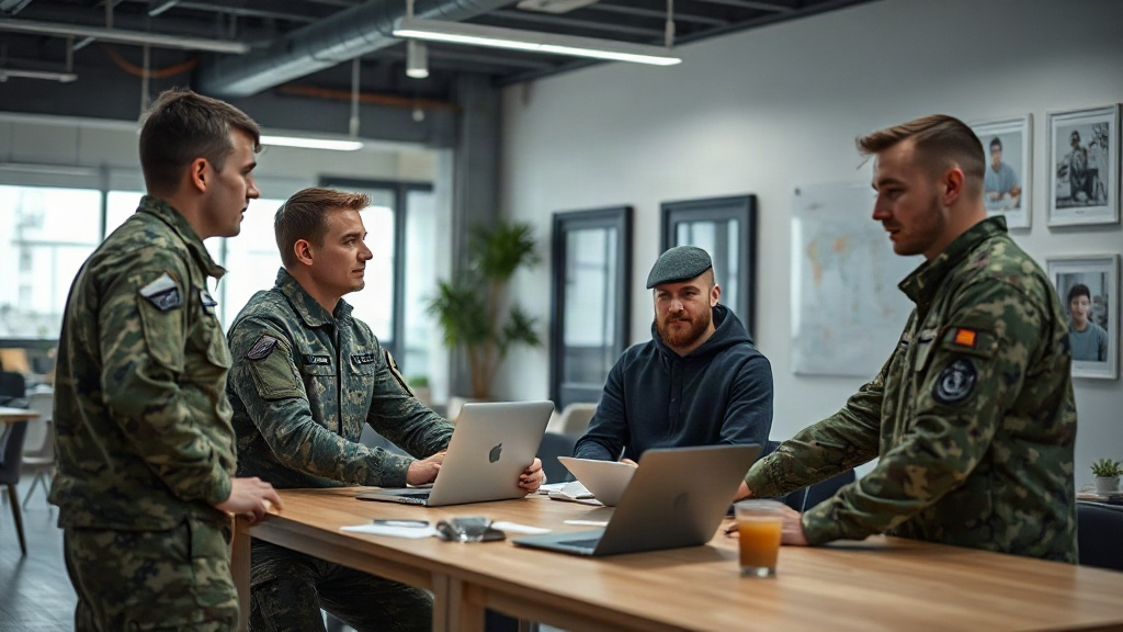 Estonian Defence Forces soldiers in a modern training exercise