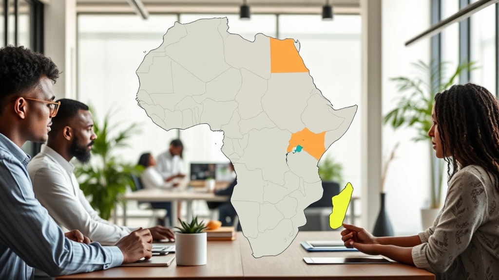 Map of sub-Saharan Africa highlighting regions with and without reliable electricity access