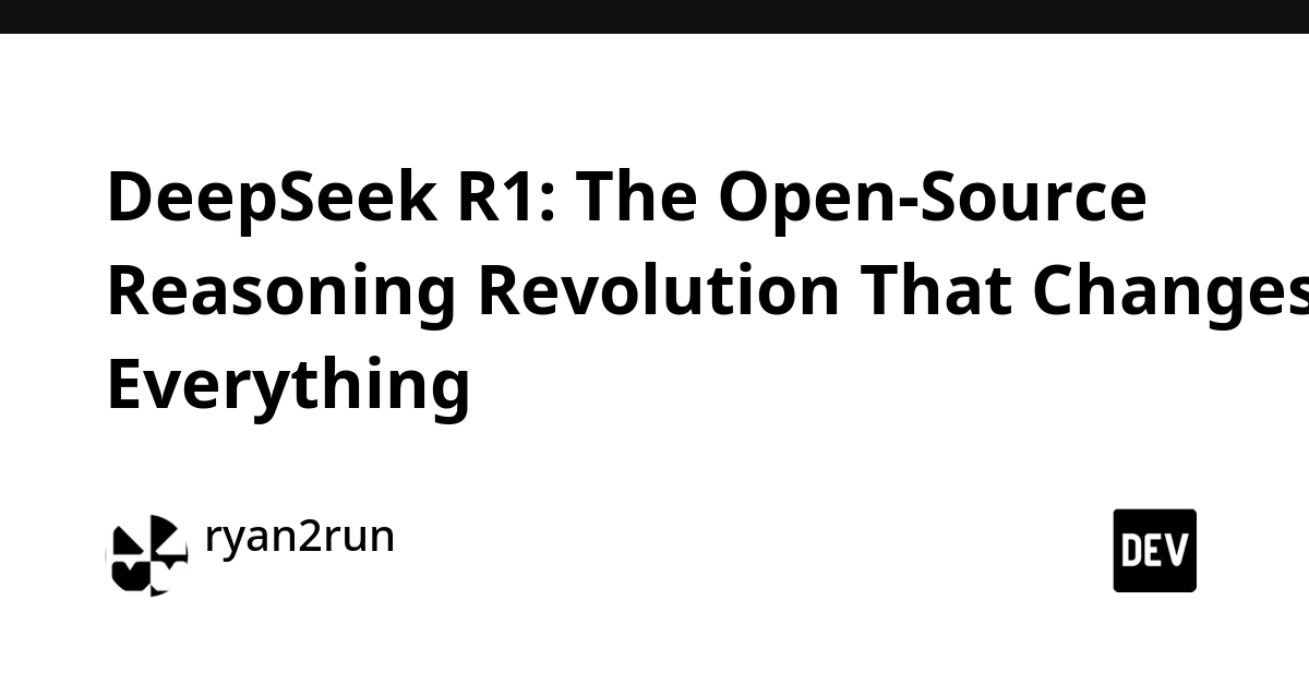 DeepSeek R1 Open-Sources Reasoning LLM, Tackling Core AI Limitations