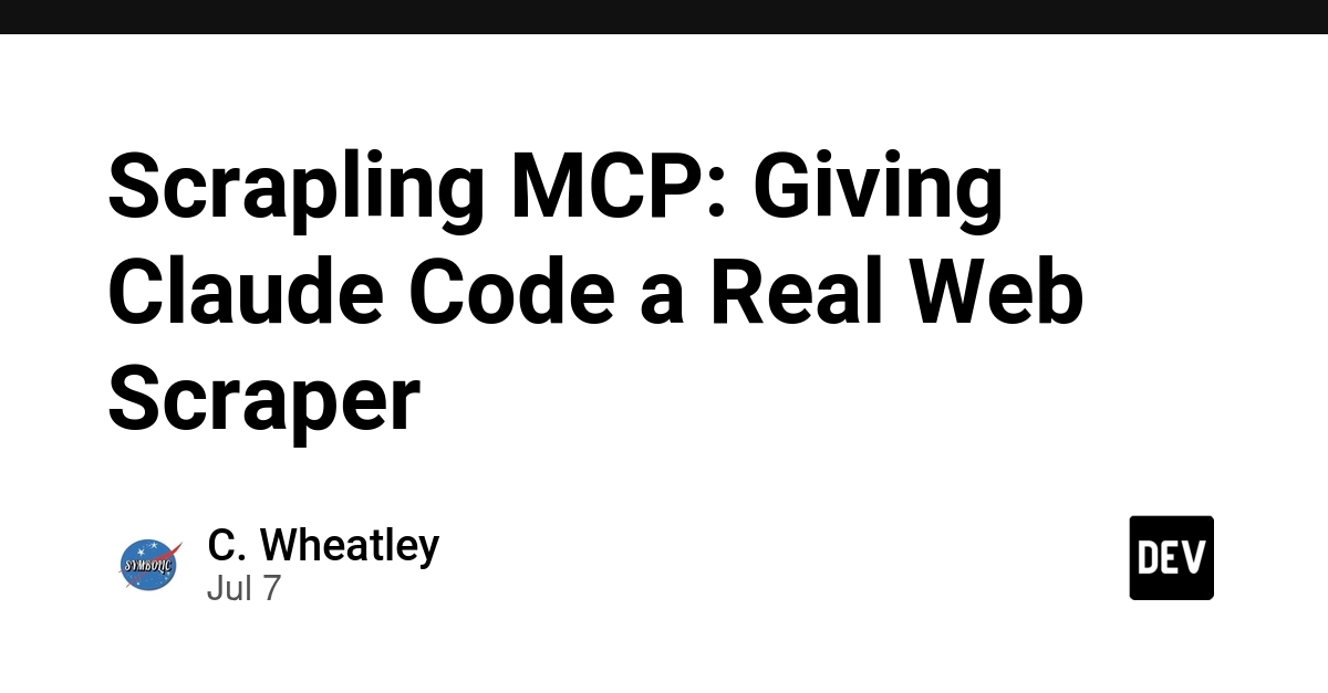 Claude Code Gets Web Scraper Via Scrapling MCP Integration